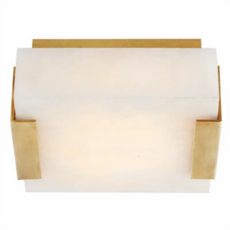 Modern Alabaster Ceiling Light LED Fixture for Living Room Bedroom Hotel Villa Luxury Home Decor Interior Lighting Design