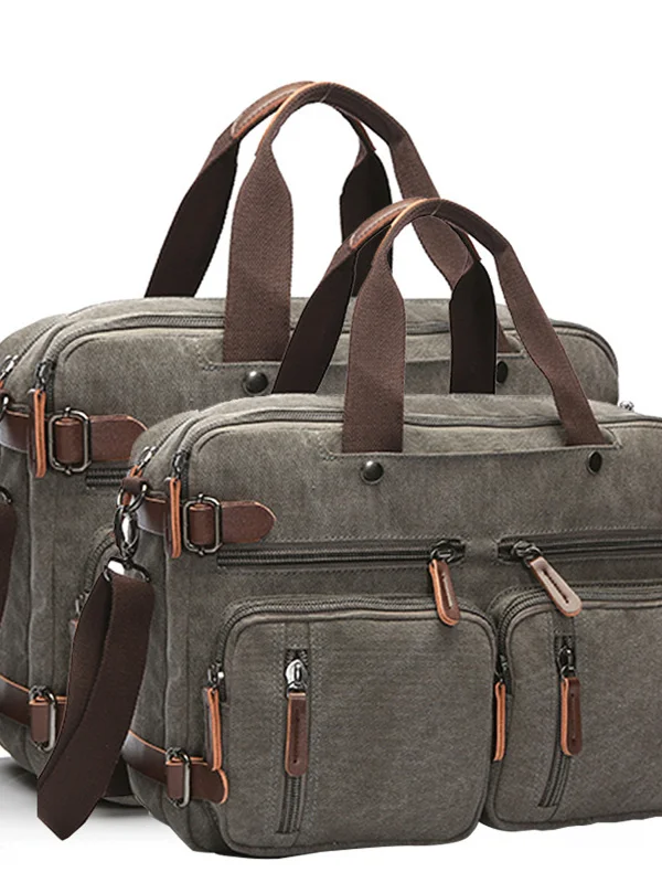 

Мужская дорожная сумка Clean Kno, модная парусиновая сумка через плечо, хлопковая многофункциональная сумка для молодежи