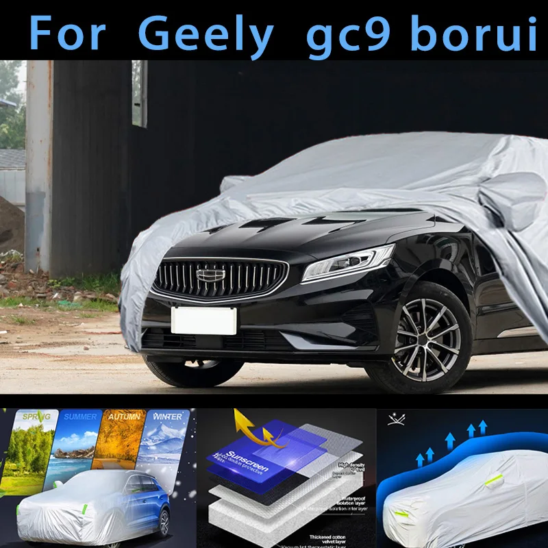 

For Geely gc9 borui Car protective cover,sun protection,rain protection, UV protection,dust prevention auto paint protective