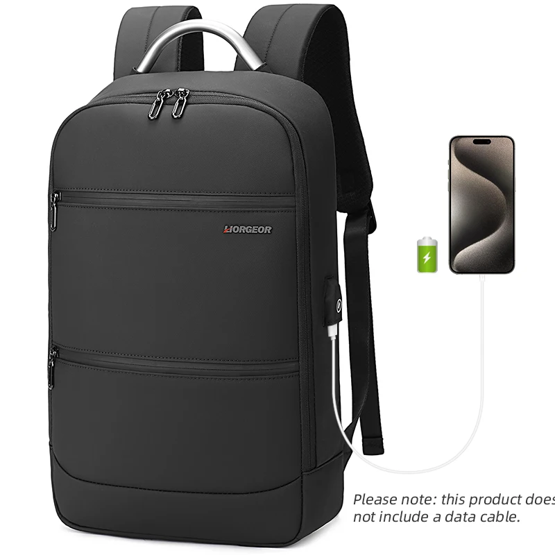 

Travel Men Laptop Backpack Expandable Business Large Capacity School Backpack Expand Outdoor Backpack With USB Charging Port