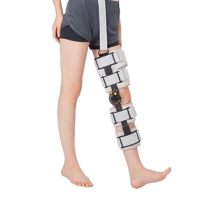 

Adjustable Neoprene Hinged Knee Support Brace Joint Injury Splint Sport Knee Pads for Bone Care and Pain Relief