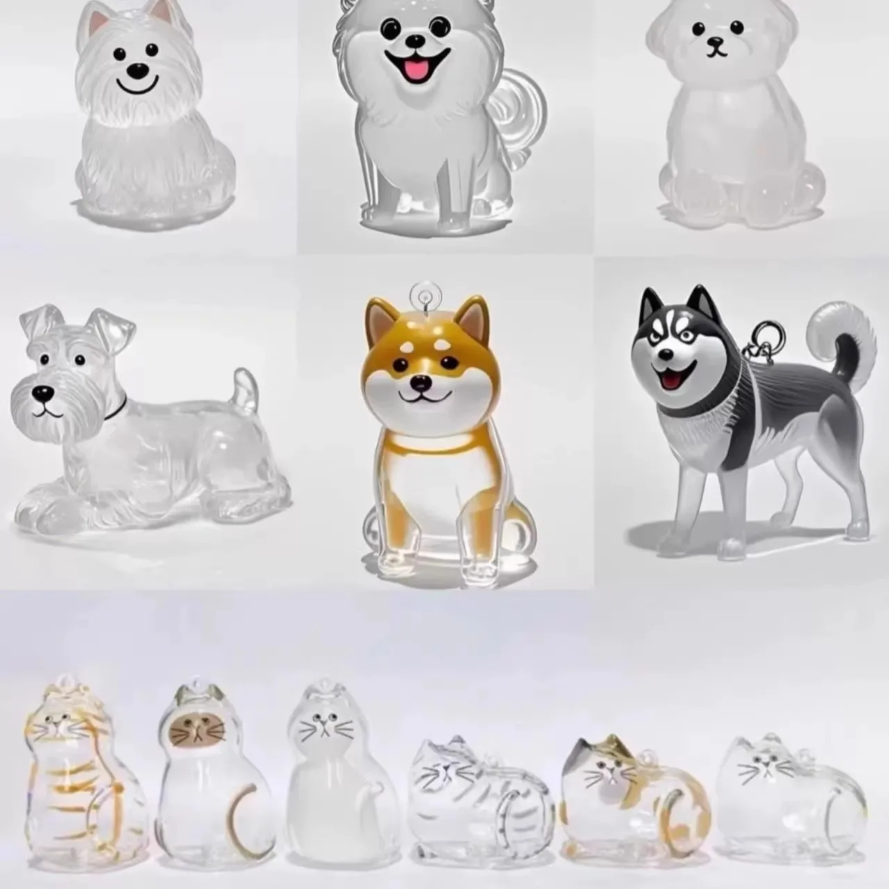 Pet Hair Storage Box Animal Hair Ball Capsule Pendant Decoration Commemorative Dust Box Collection Toys