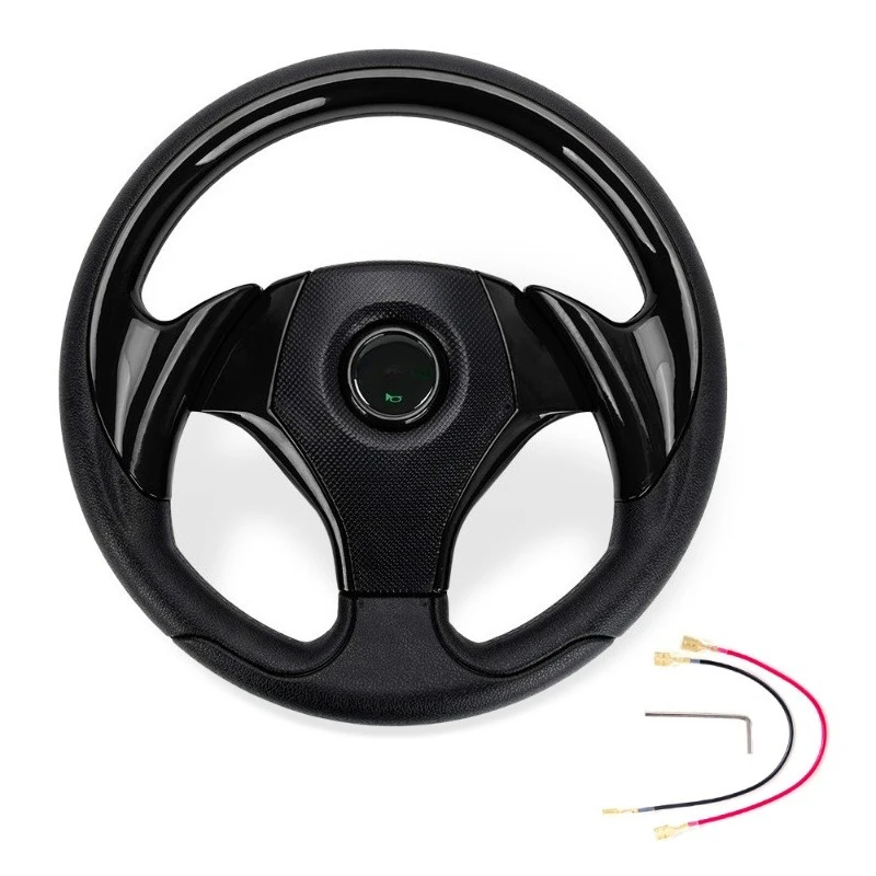 Suitable for car modification supplies PU steering wheel 320MM racing competition game 13-inch kart steering wheel