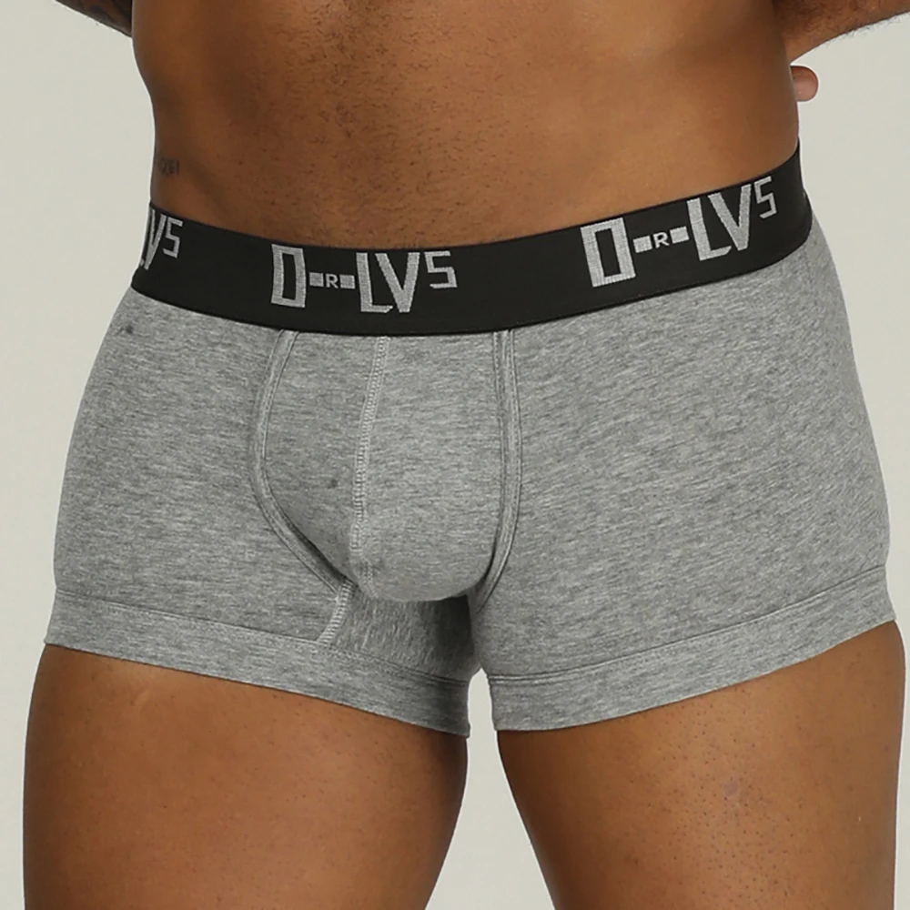 ORLVS Mens Boxer Sexy Underwear soft long boxershorts Cotton soft Underpants Male Panties 3D Pouch Shorts Under Wear Pants Short