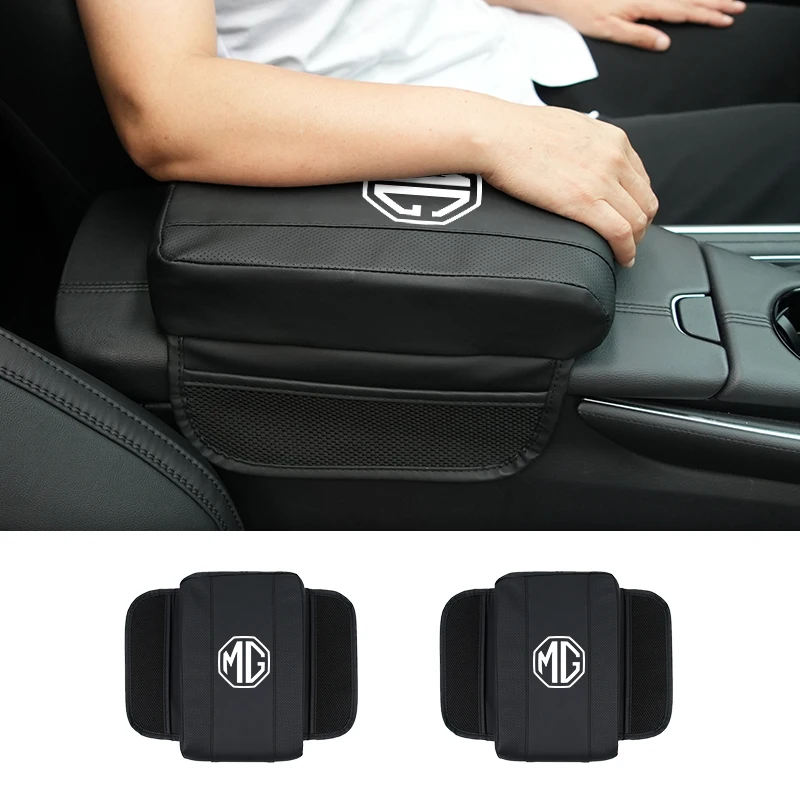 Car Armrest Box Pad Console Protector Cover Booster Mat Accessories For Morris Garages MG 6 3 5 7 TF ZR ZS HS GS GT Hector RX5 - view 4