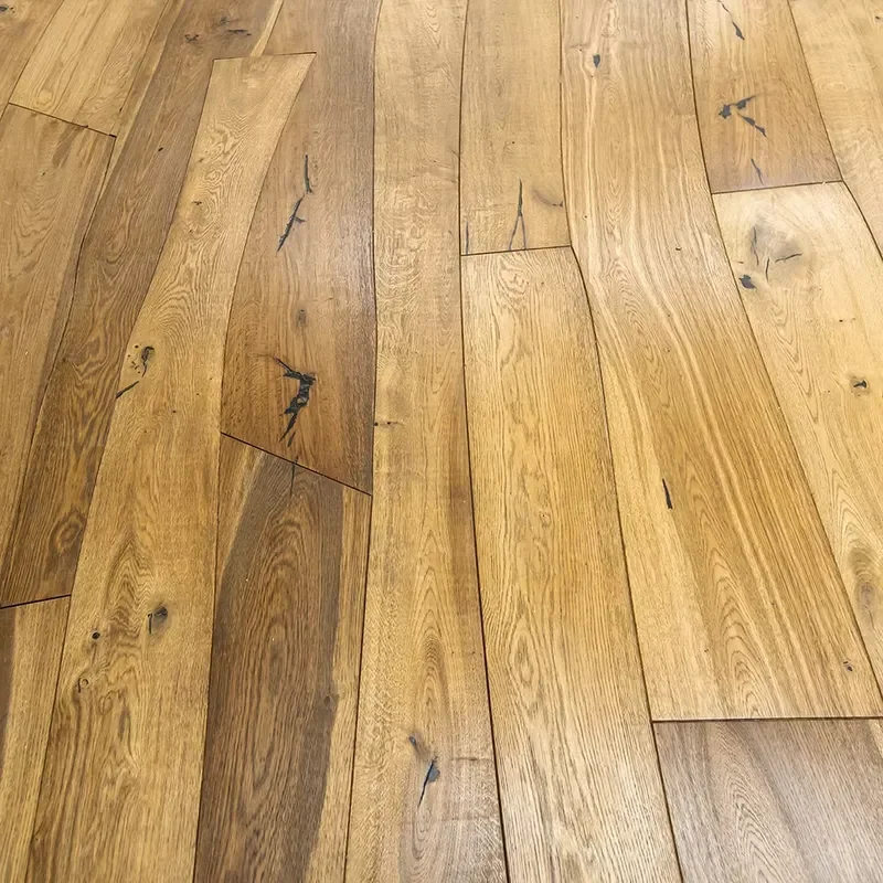 Whole House Customization Rural Style Unique Thick 20/6mm Oak Multilayer Irregular Engineered Flooring