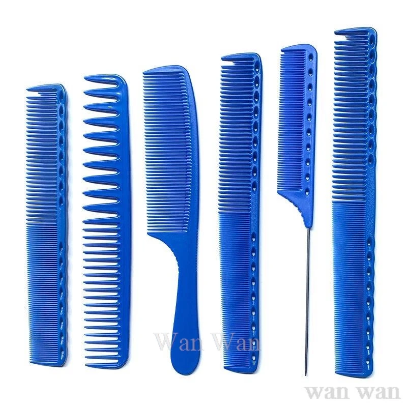 

Royal Blue Hair Cutting Comb Hair Salon Hairstylist Pointed Tail Styling Combs Barber Shop Hairdressing Hairbrush 335 345 Y0801