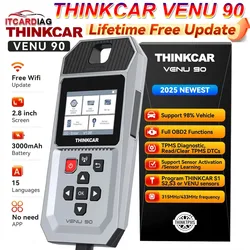 V2.04 ThinkCar TP T90 Pro TPMS Activation Tool OBD2 Car Diagnose Fault Code Programmer Tire Pressure Sensor Tool PK Thinkcar G2