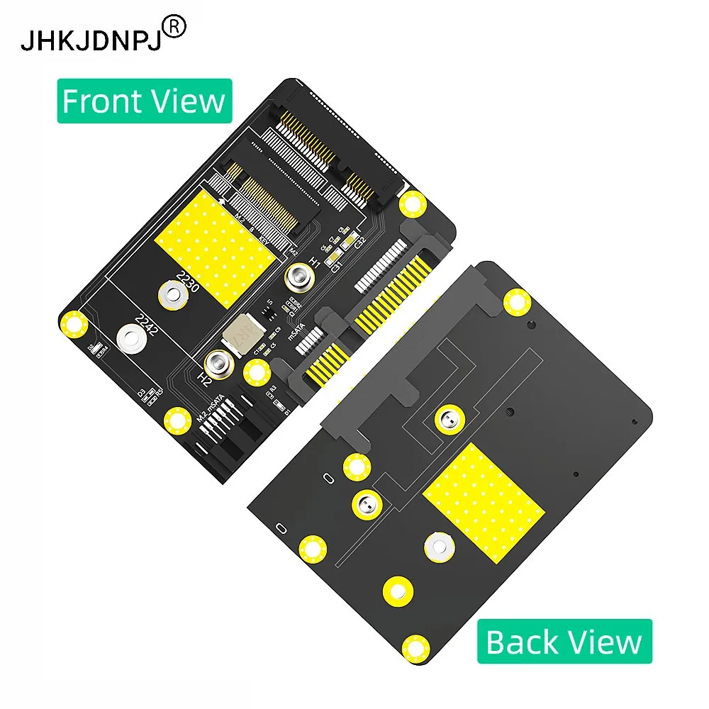 2 in 1 Combo Msata/ M.2 NGFF SSD to dual SATA3 Adapter Card
