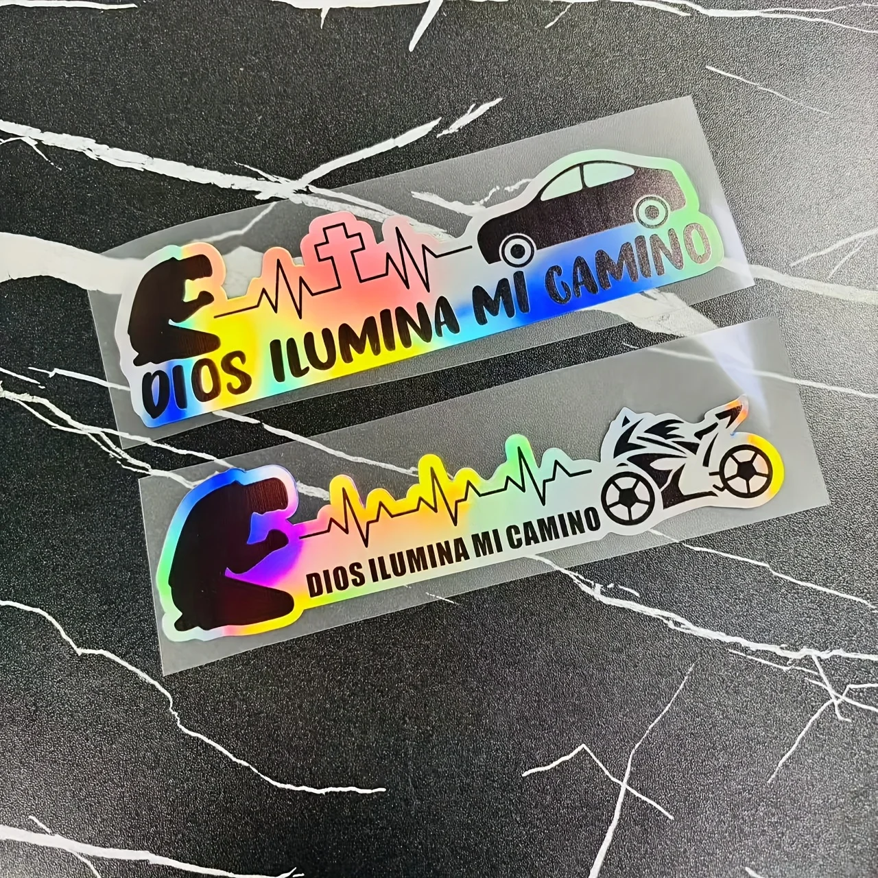 Наклейка God Illuminate My Road для кузова мотоцикла и автомобиля, чехол для компьютера, устойчивый к царапинам, уличная нашивка для украшения креста «сделай сам»