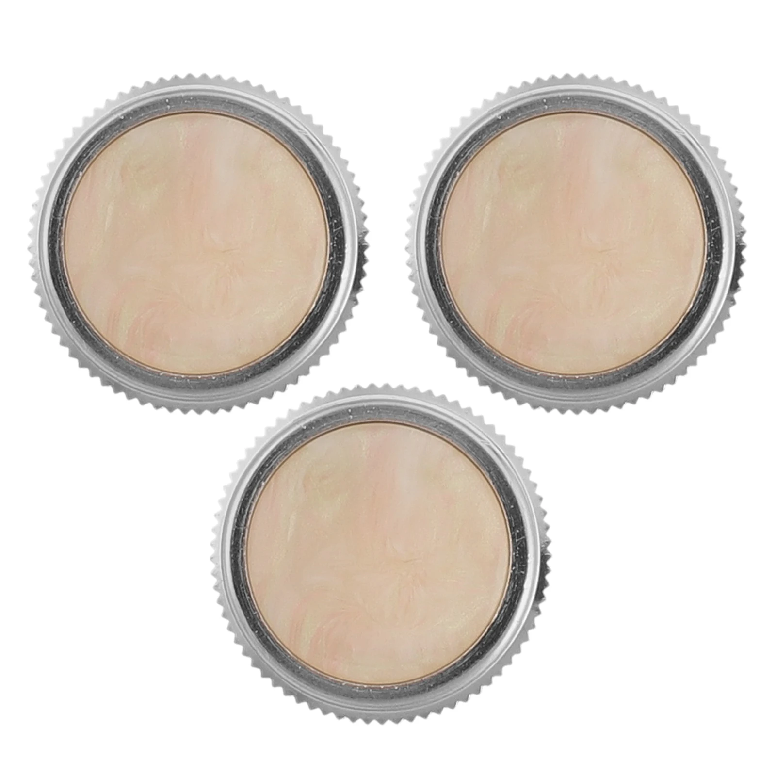 

3pcs Durable Button Base Replacement Shell Inlay Musical Instrument Accessories Trumpet Key Button Holder Snap Design For