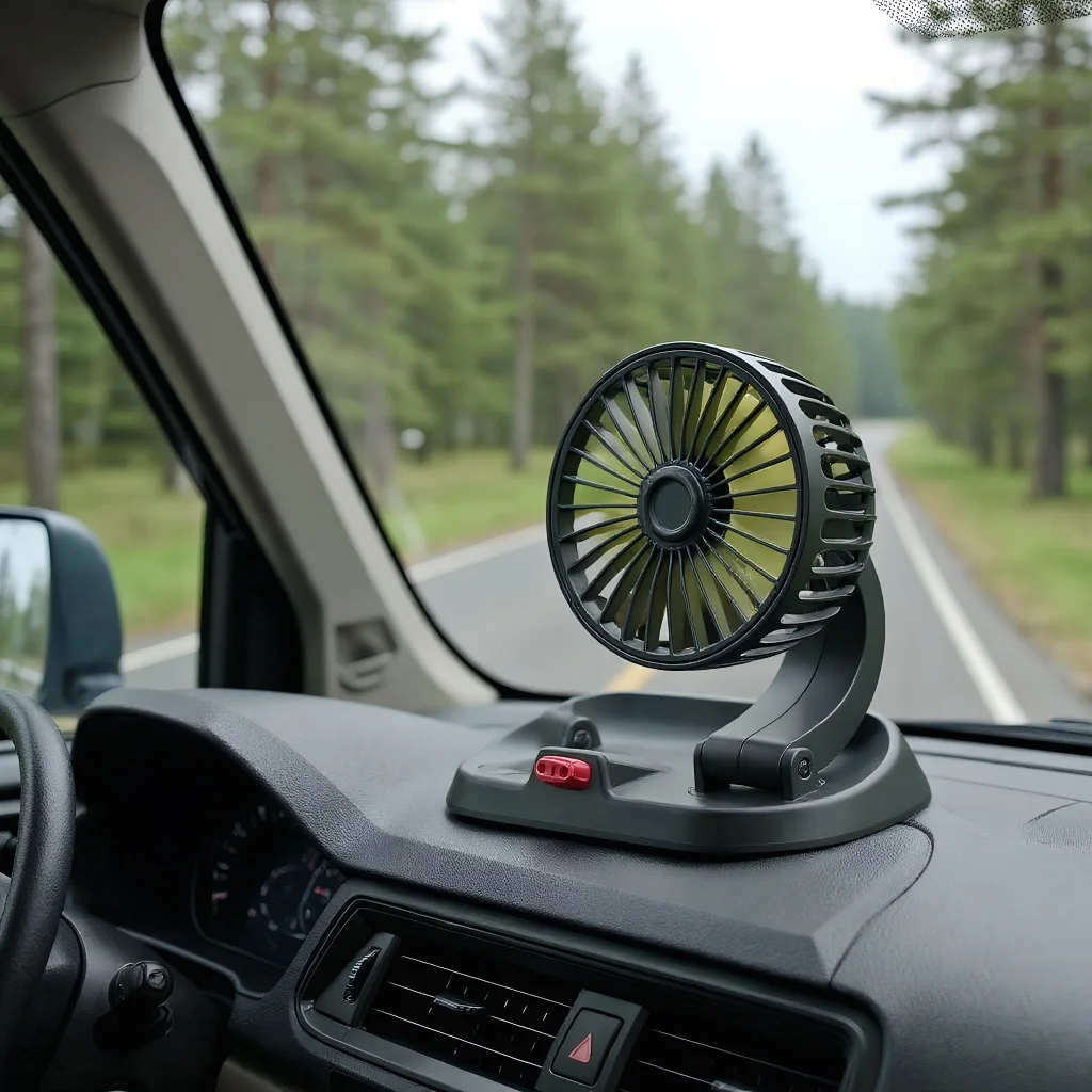 

Двухголовочный автомобильный вентилятор, совместимый с USB 5В/12В/24В и прикуривателем, 360° ° Вращающиеся элементы для автомобилей и грузовиков, летний подарок