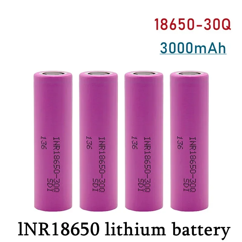 Akumulator litowo-jonowy lNR18650, 30q, 3.7V, 3000mAh, 20A absolutorium, nadaje się do e-papierosów, elektronarzędzia, itp