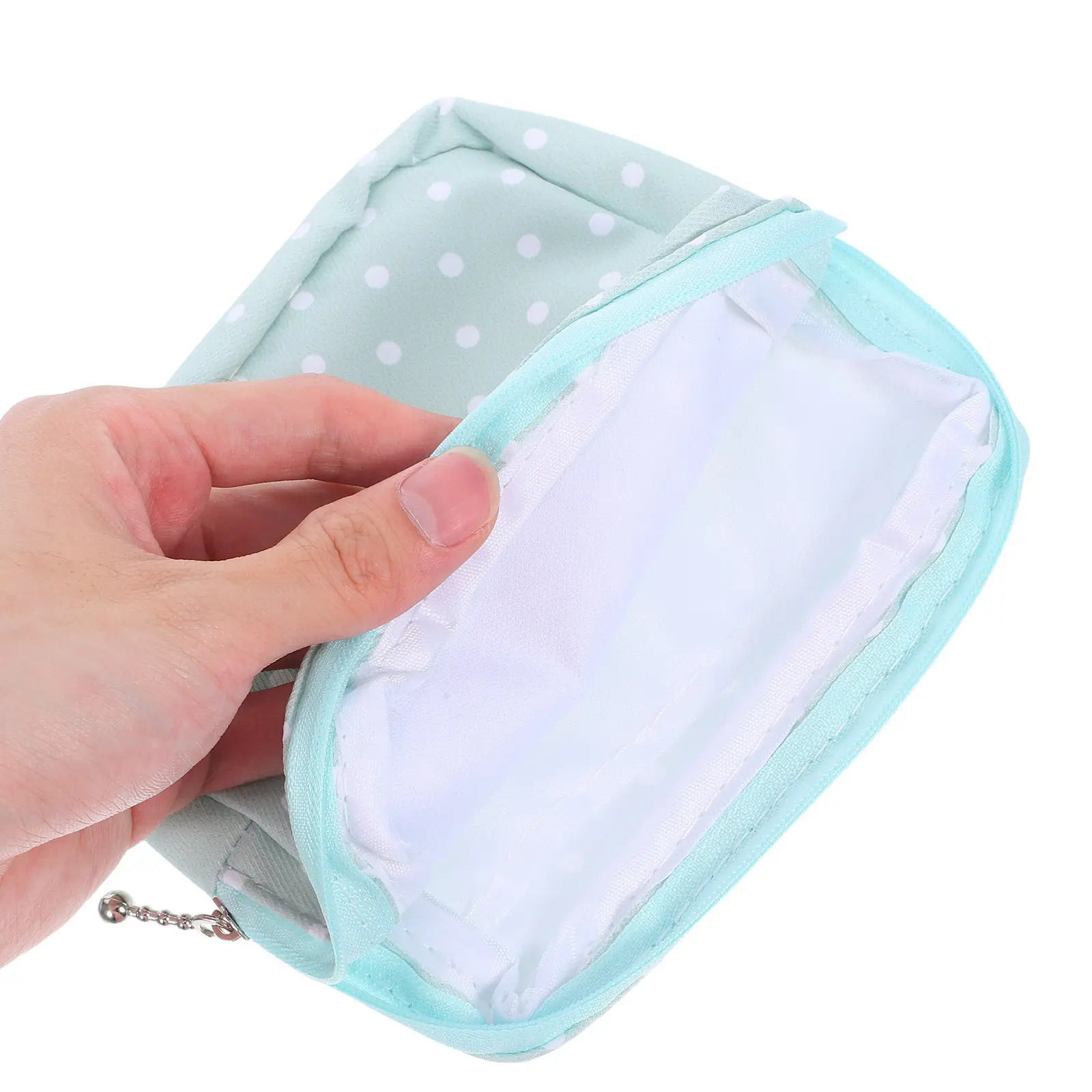 2Pcs Sanitary Napkin Storage Bag Reusable Oxford Cloth Lightweight Pocket Size Menstrual Napkin Pouch Gift for
