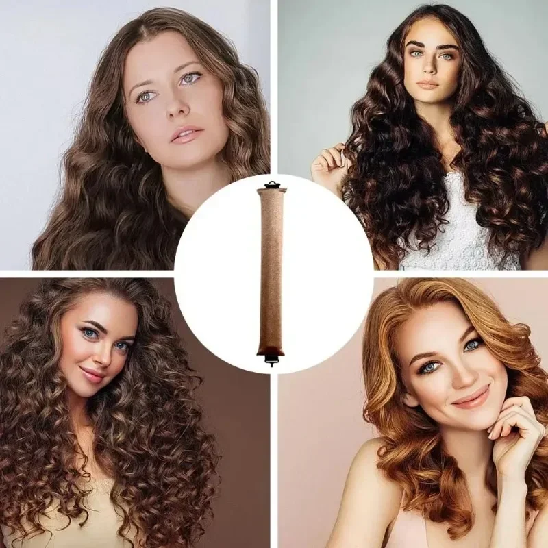 Hiteless Curling Rod Heatless Hair Krullen Hoofdband Hoge Veerkracht Satijn Haar Krultang Set Geen Warmte Kappersgereedschap Accessoires