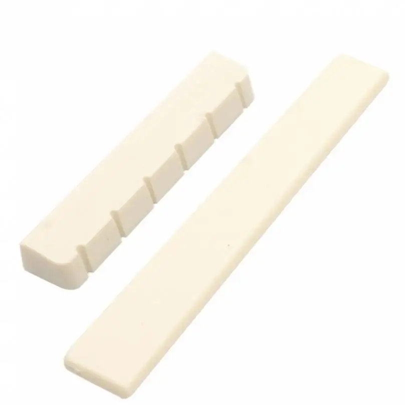 ABS Plastic Classical Guitar Nut / Saddle for 6 String Classical Guitar, Vintage Style Guitar Bridges Accessories