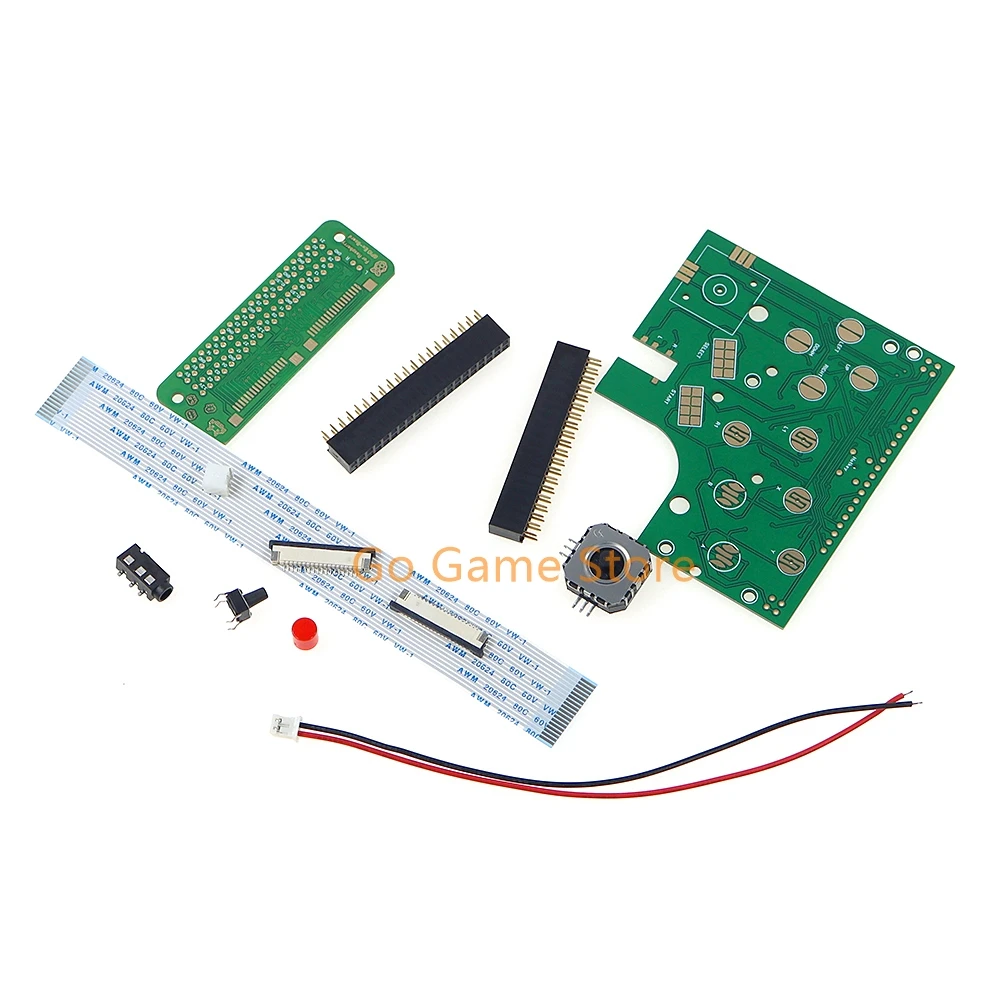 1 peça para ra spberry pi gbz para game boy gb zero DMG-001 diy 6 botões placa pcb interruptor conector de fio