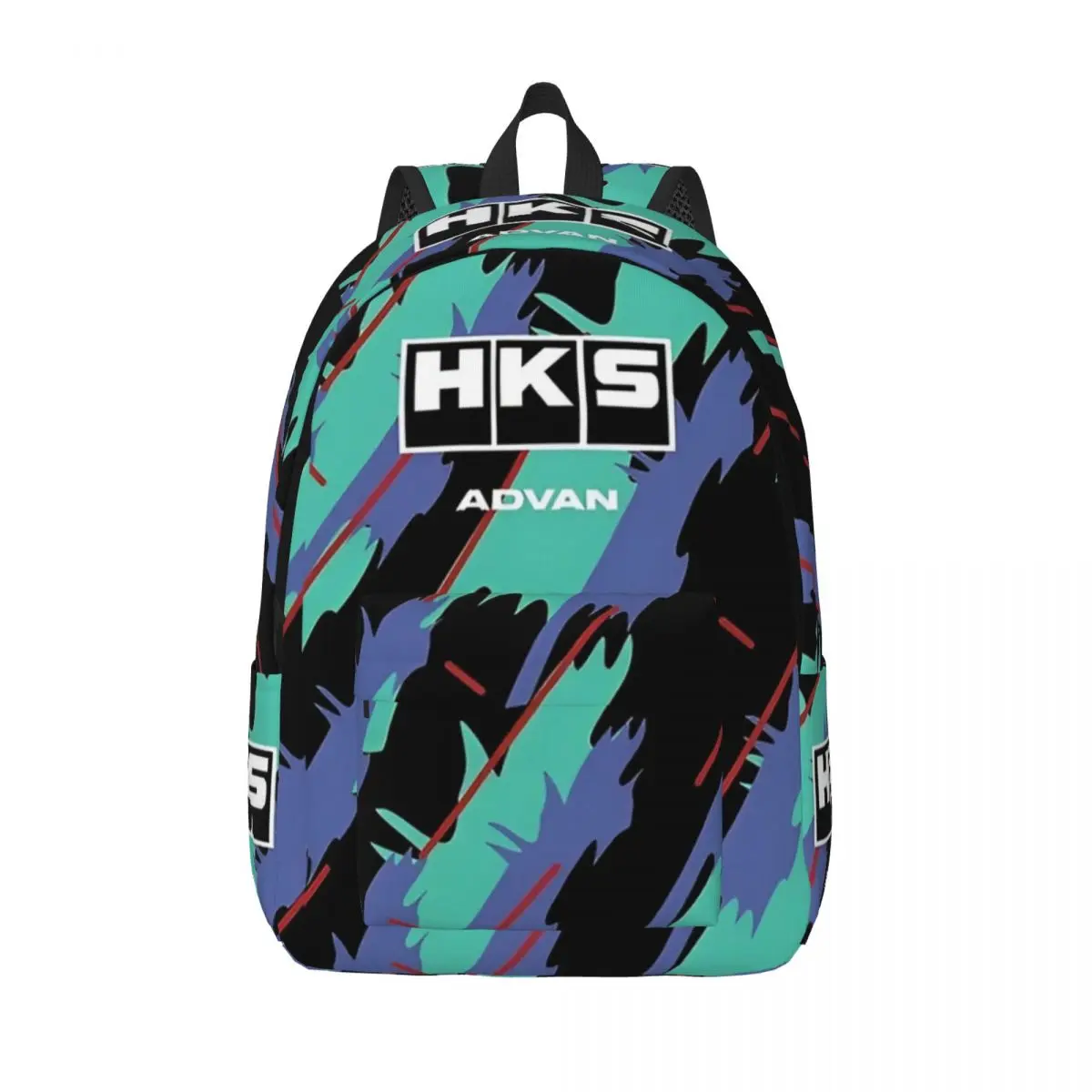 HKS Super Oil Retro Livery Backpack Student Schoolbag for Men Women Laptop Canvas Bags