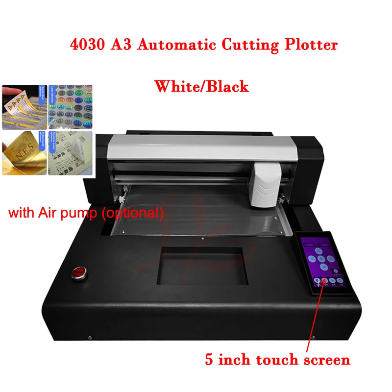 LY 4030 A3 Automatic Cutting Plotter Camera Profile Die Cutting Machine 400X300mm USB Port U disk for Advertisement Craft Design