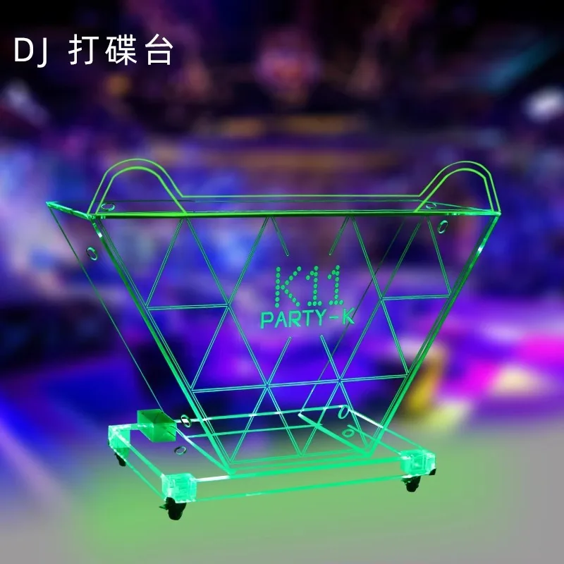 بار DJ الجدول KTV غرفة الحفلات DJing ملهى ليلي led مشغل قرص أكريليك من الحديد المطاوع شريط تجاري #3