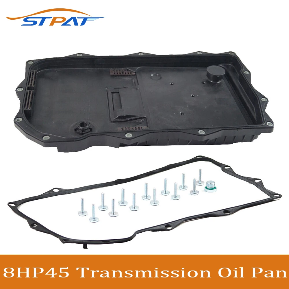 

STPAT ZF8HP45 Transmission Oil Pan With Filter For BMW F06 X3 Jaguar Land Rover LR4 RR Sport 24117624192 24118612901 LR065238