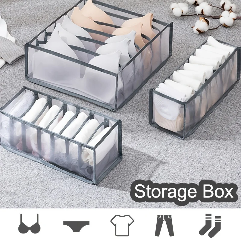 Closet Organizer Underwear Organizer For Wardrobe Clothes Organizers Cabinets Drawer Organizers Bra Socks Storage Organizer Box