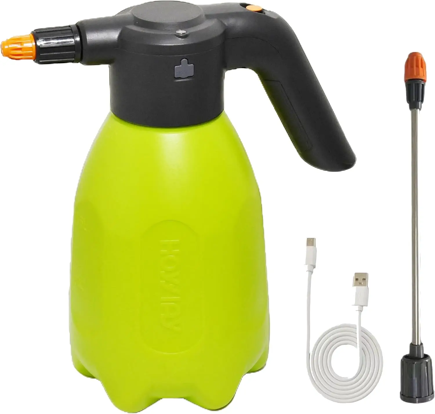

0.5 Gallon Electric Spray Bottle - Garden Sprayer & Plant Mister with Adjustable Nozzles, Rechargeable Battery Powered, Automati