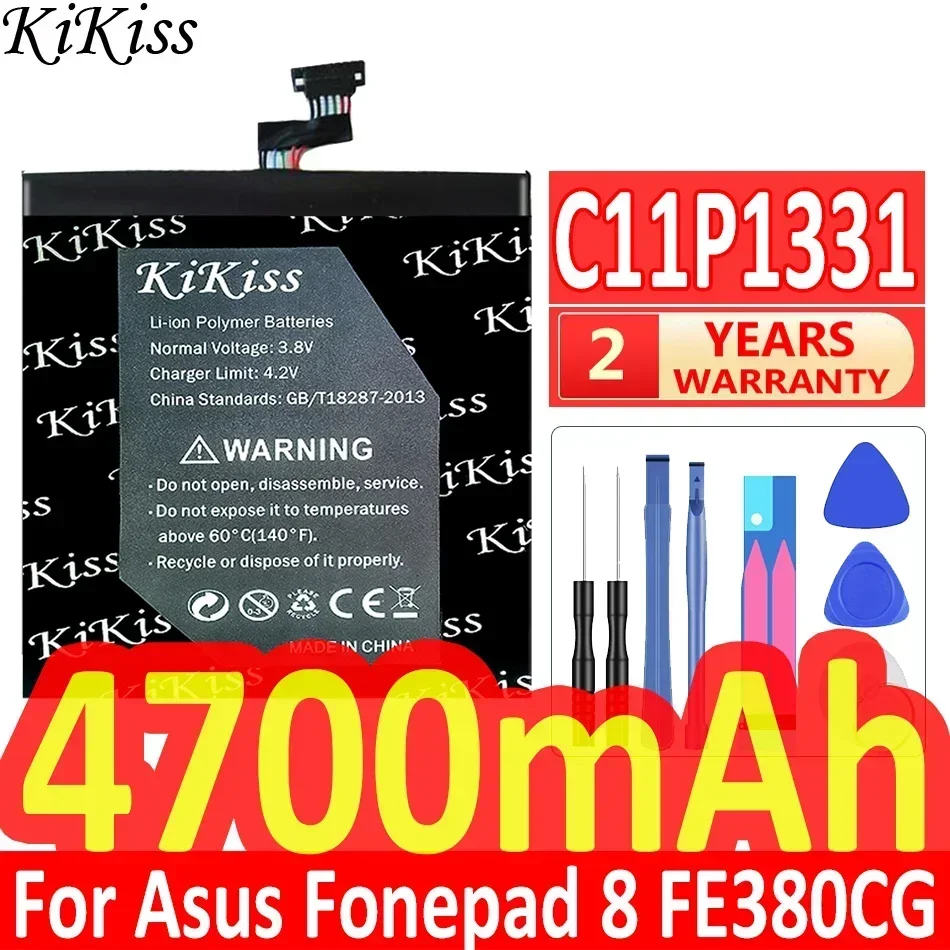 KiKiss Battery 4700mAh C11P1331 Tablet PC for Asus Fonepad 8 FE380 R051 FE380CG Fonepad8 Tablets