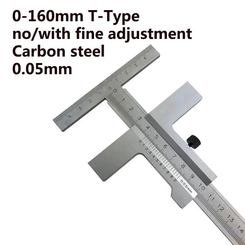 0-160mm T-Type Marking Vernier Caliper with fine adjustment/T Marking Vernier Caliper with fine ajustment/ T-Type Marking gauge