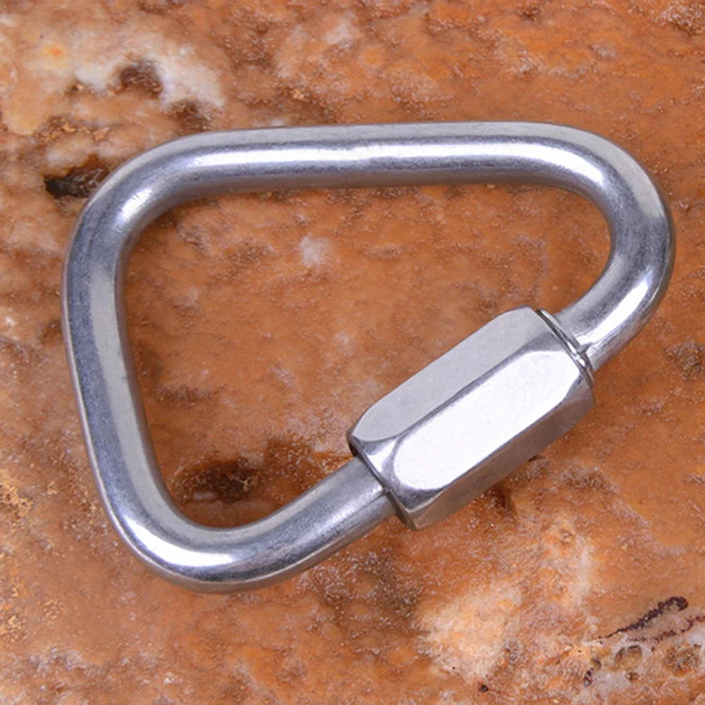 Kletter schnalle Dreieck Karabiner Schnell haken Sicherheits anschluss Schloss Meilong Schloss Outdoor Klettern Wander zubehör