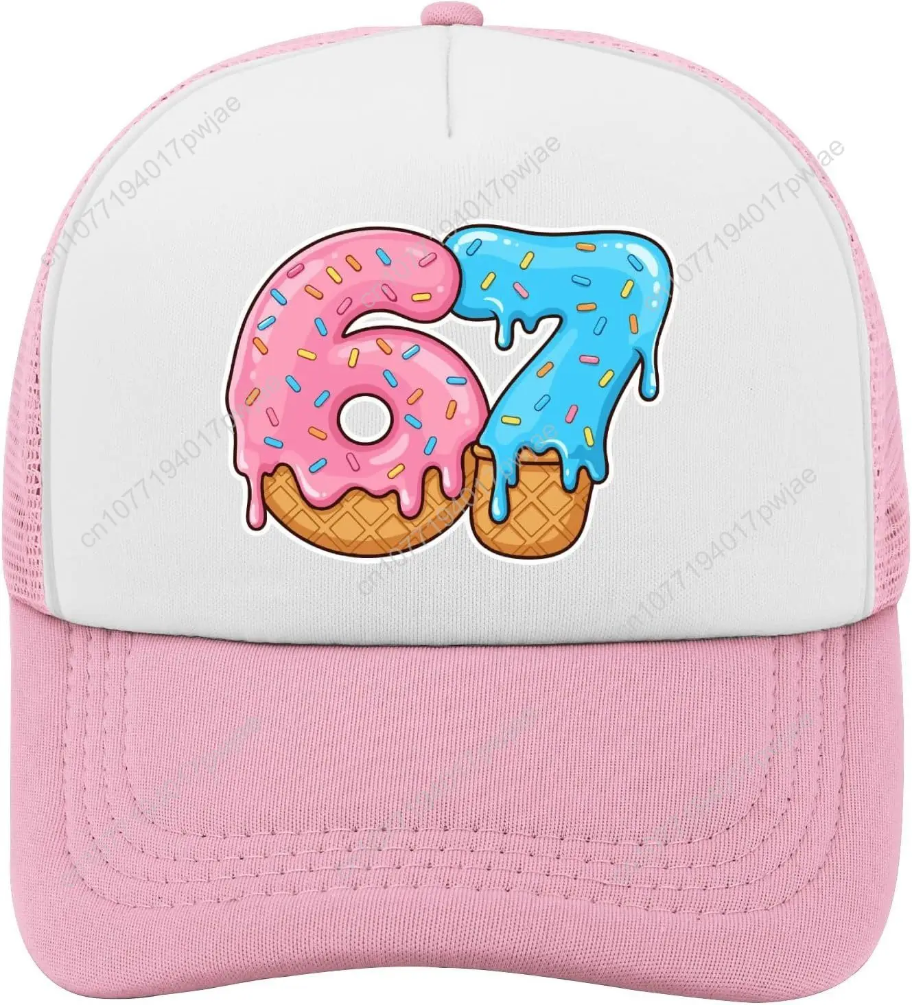 

Mason 67 Cream Drip Six Seven Trucker Hat Funny Cap for Mom