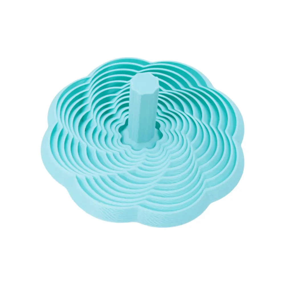 

Сенсорная игрушка-спираль PLA с ручками, 3D-печатная фрактальная шестиугольная игрушка-антистресс, вращающаяся спираль для снятия стресса