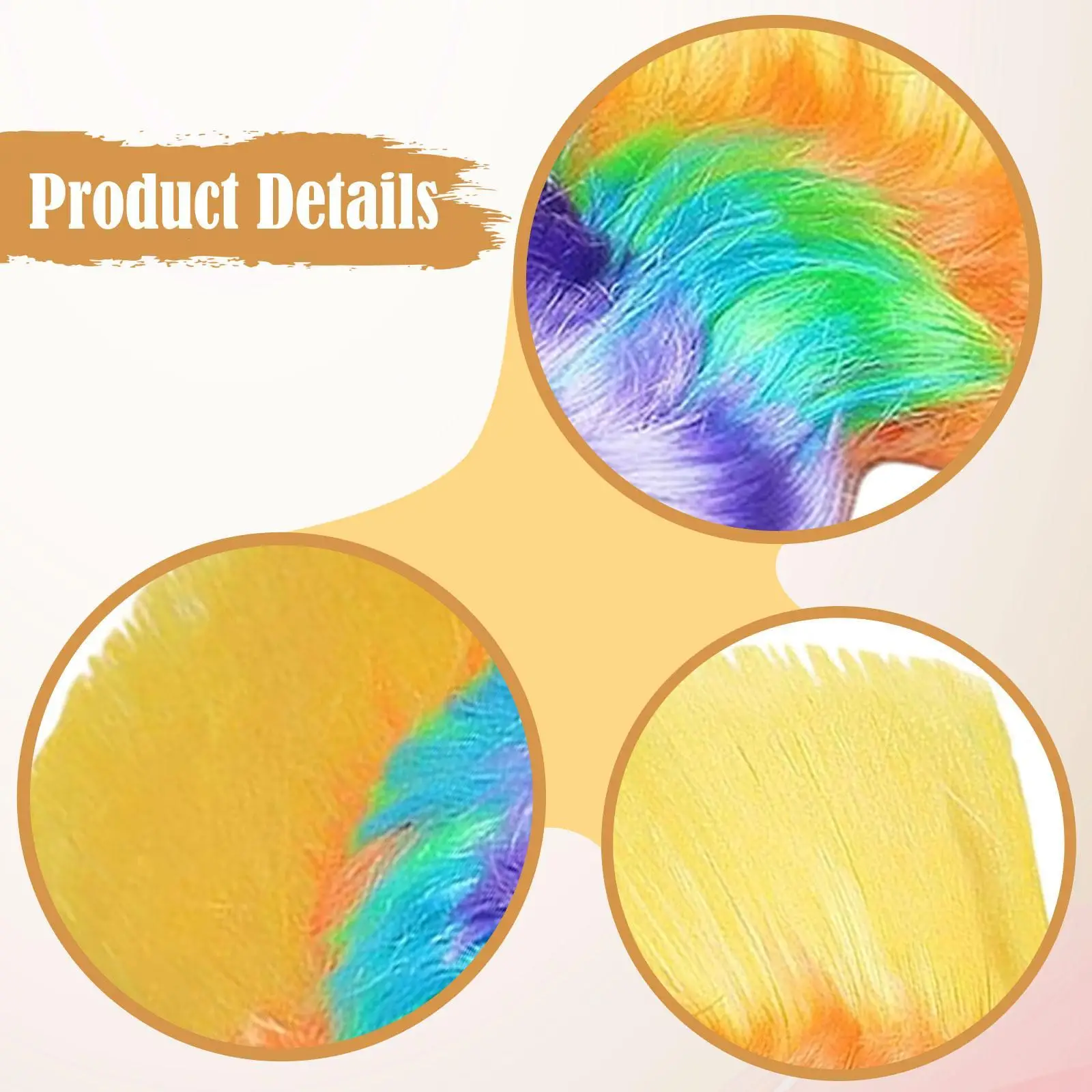 Festa Rainbow Mohawk para festa de aniversário, festival de performance de palco de dança