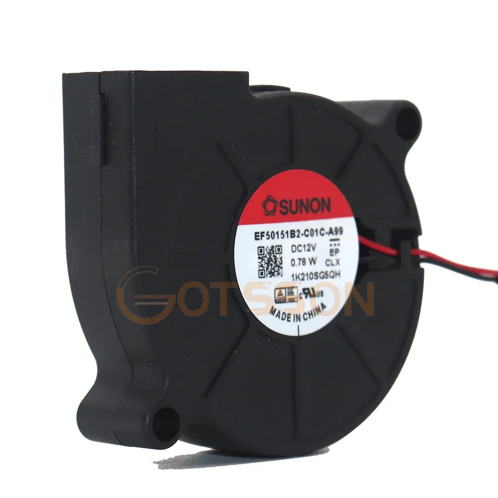 Marka oryginalna Sunon EF50151B2-C01C-A99 DC 12V 0,78W 50*15MM 5CM dmuchawa wentylator chłodzący