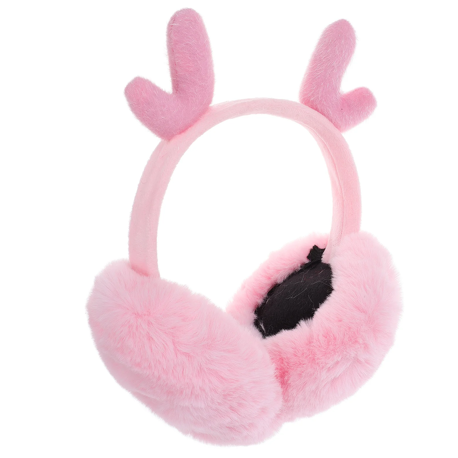 Antler Christmas Costume Accessories Faux Fur Warmers for Women Deer Ears Apparel