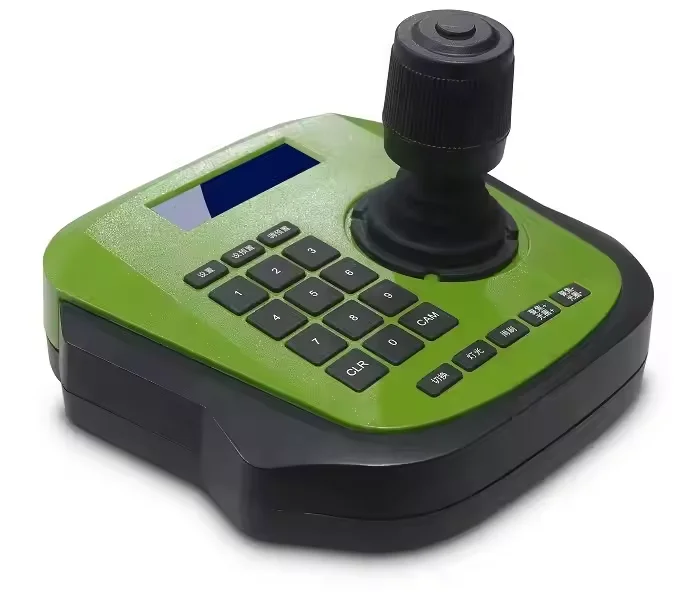 RS485 4-Axis Joystick Professional CCTV Control Keyboard with LCD Display  for PTZ Camera and Speed Dome