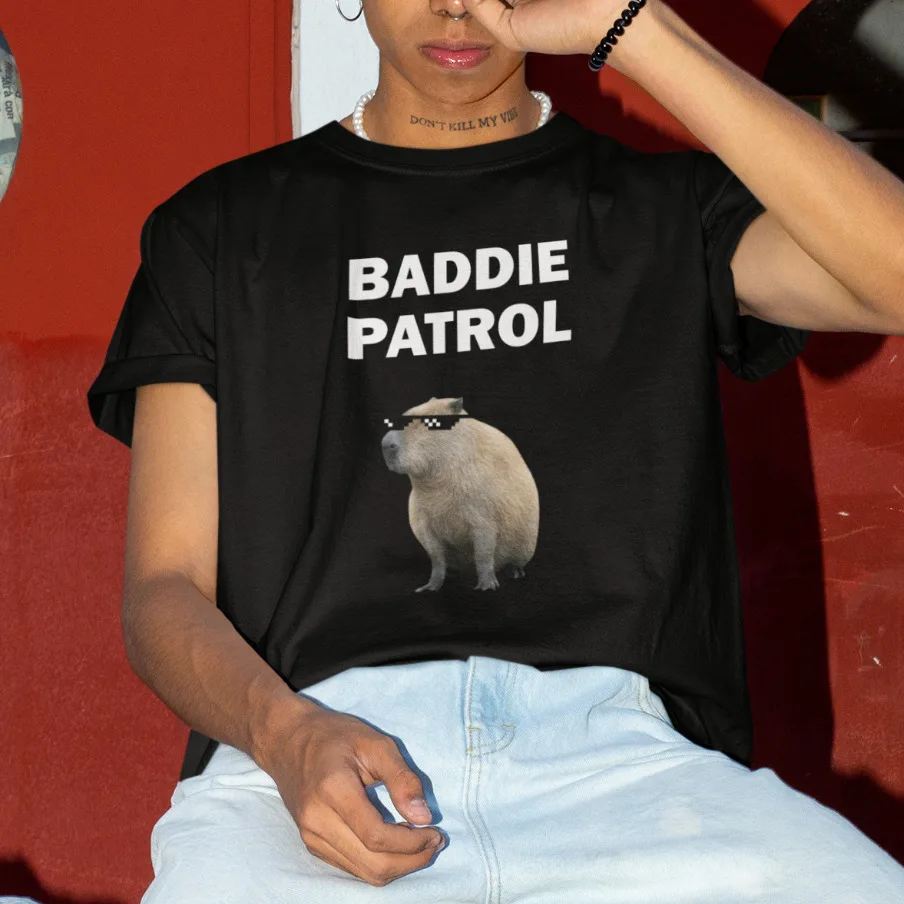 Baddie Patrol T-Shirt For Men Funny Offensive Shirt