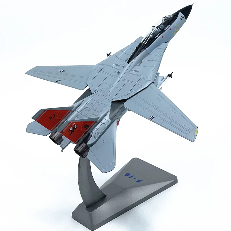 Diecast 1/72 Scale American F14 Tomcat Squadron Fighter Alloy Aircraft Model Collection Boutique Decoration Display Gift