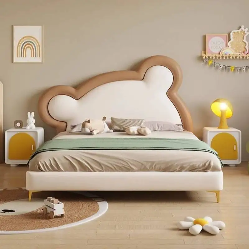 سلامة الديكور سرير أطفال أوروبا رخيصة بسيطة التصميم الحديث سرير أطفال واحد مخصص خشبية Lettino لكل أثاث بامبيني المنزل #1
