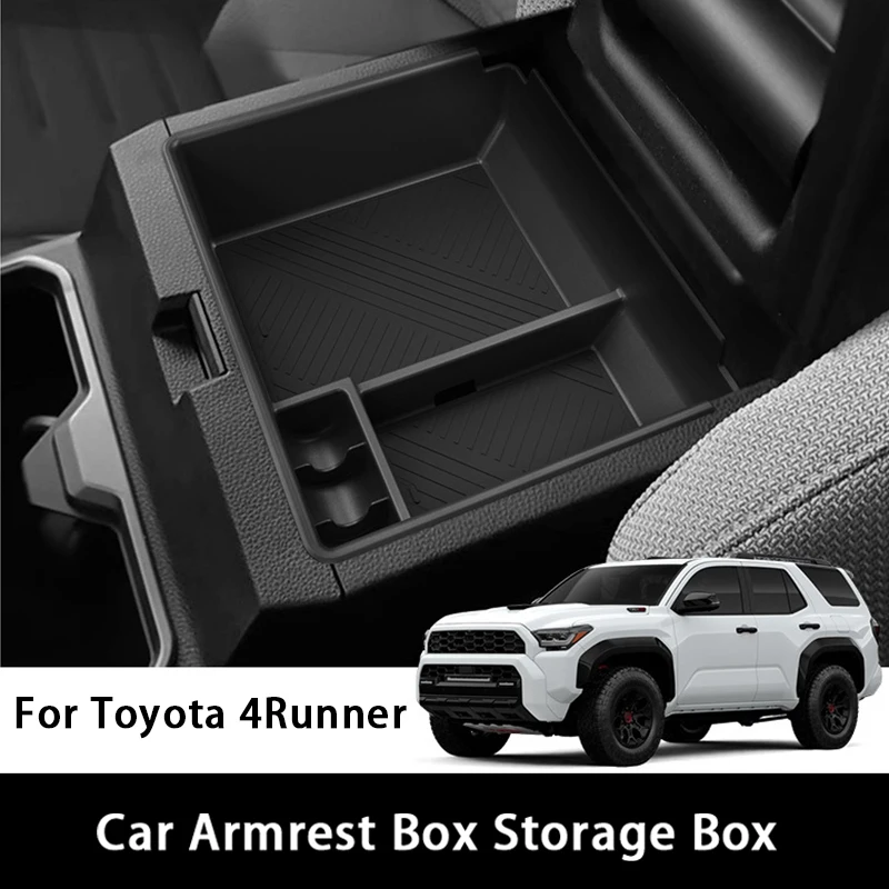 

For Toyota 4Runner 2025 Car Central Control Armrest Box Storage Box Center Control Car Storage Modification Interior Accessories