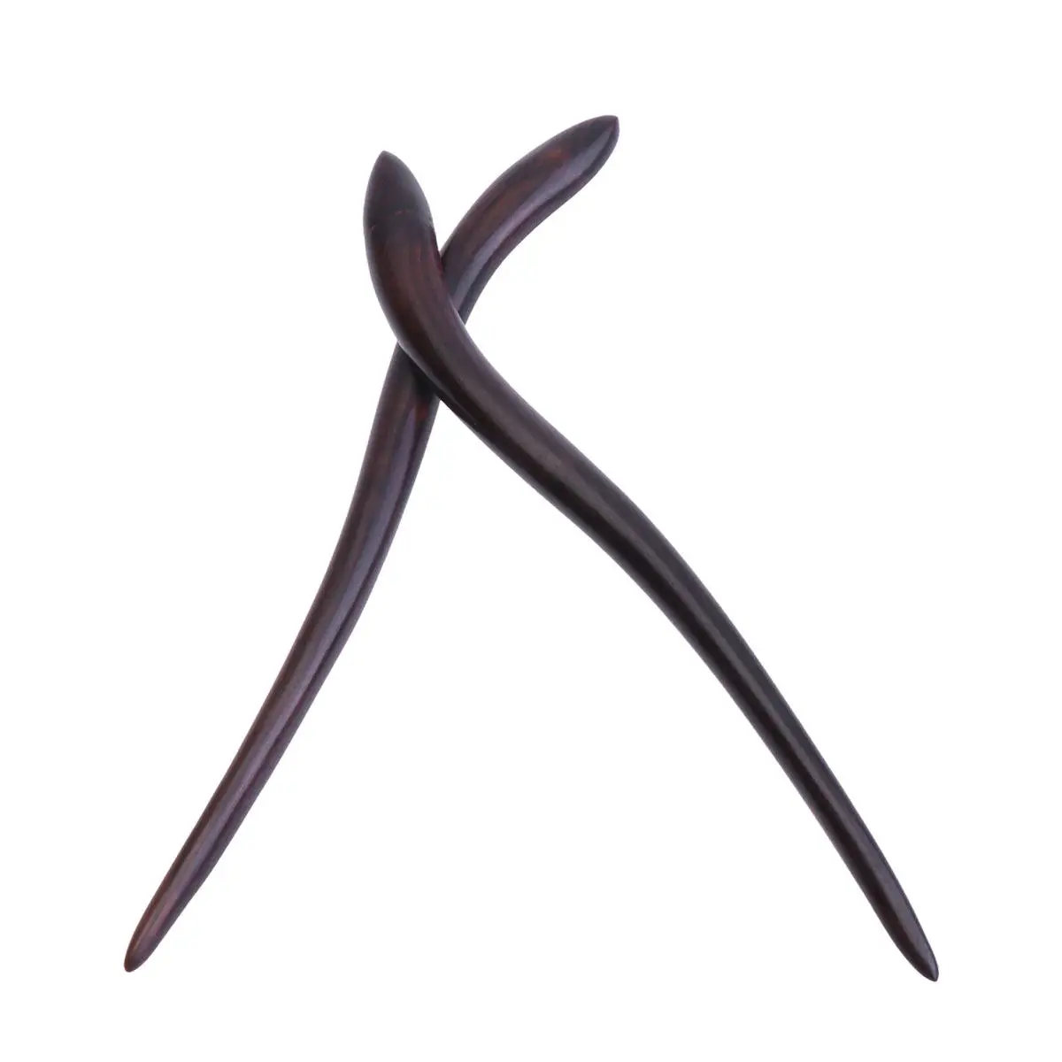 

2 шт. заколки для волос из черного дерева, винтажные ретро-заколки, прочные, в традиционном китайском стиле, из сандалового дерева, для женщин