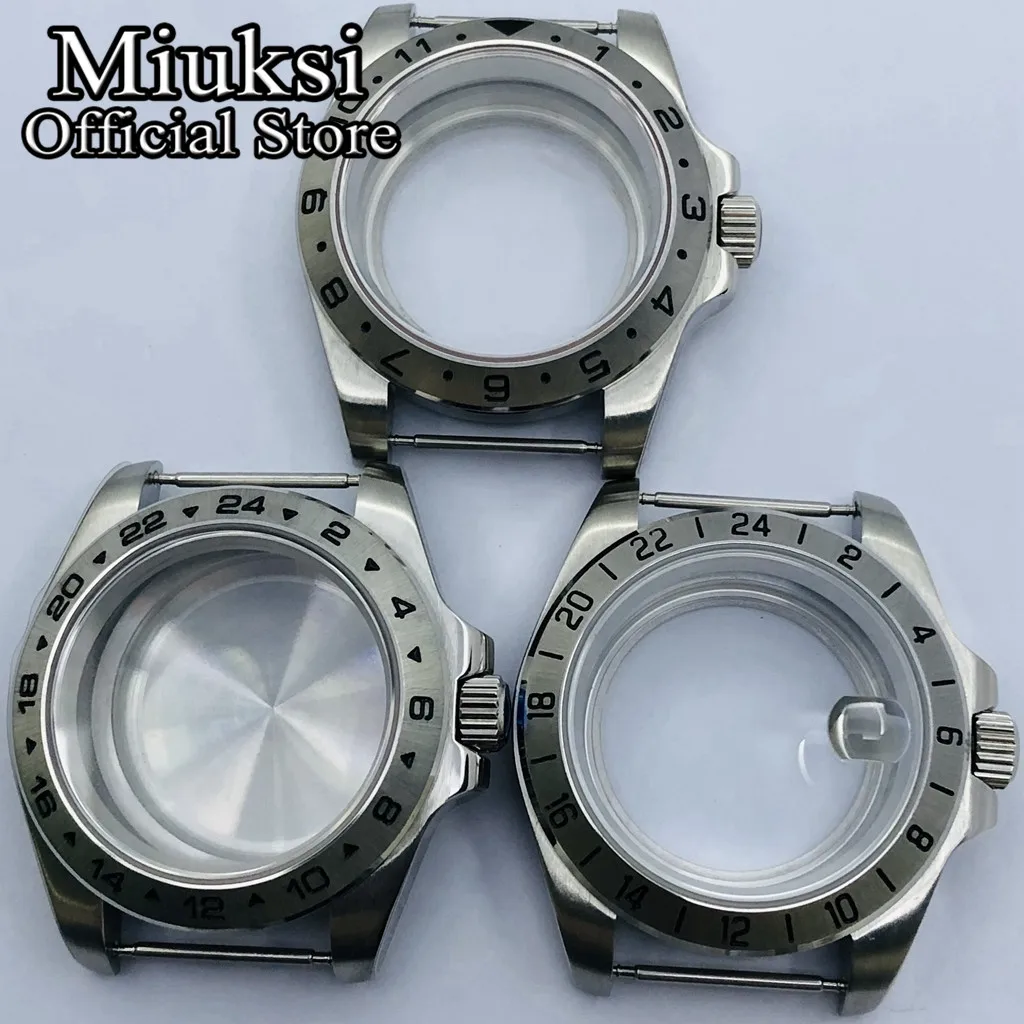 Miuksi 39mm etui na zegarek szafirowe szkło pasuje do NH35 NH36 NH34 ETA2824 2836 Miyota8205 8215 821A PT5000 ST2130 DG2813 3804 ruch