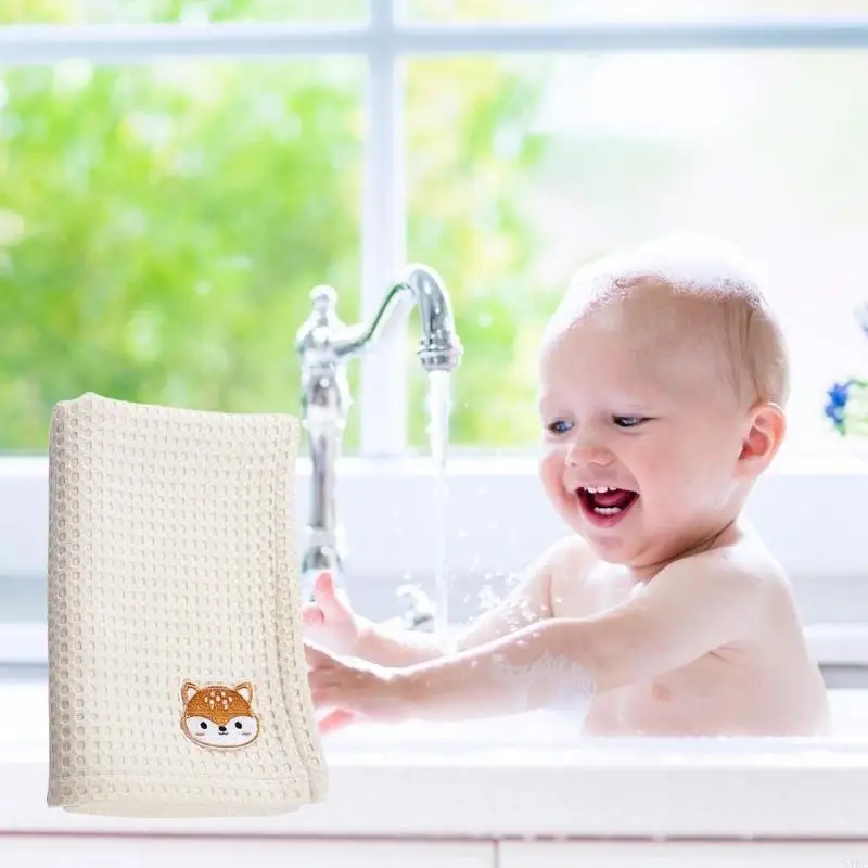 54DF الطفل التقميط بطانية الكرتون طباعة القطن لحاف صغير للرضع لينة ومريحة لحديثي الولادة التفاف القماش عربات غطاء