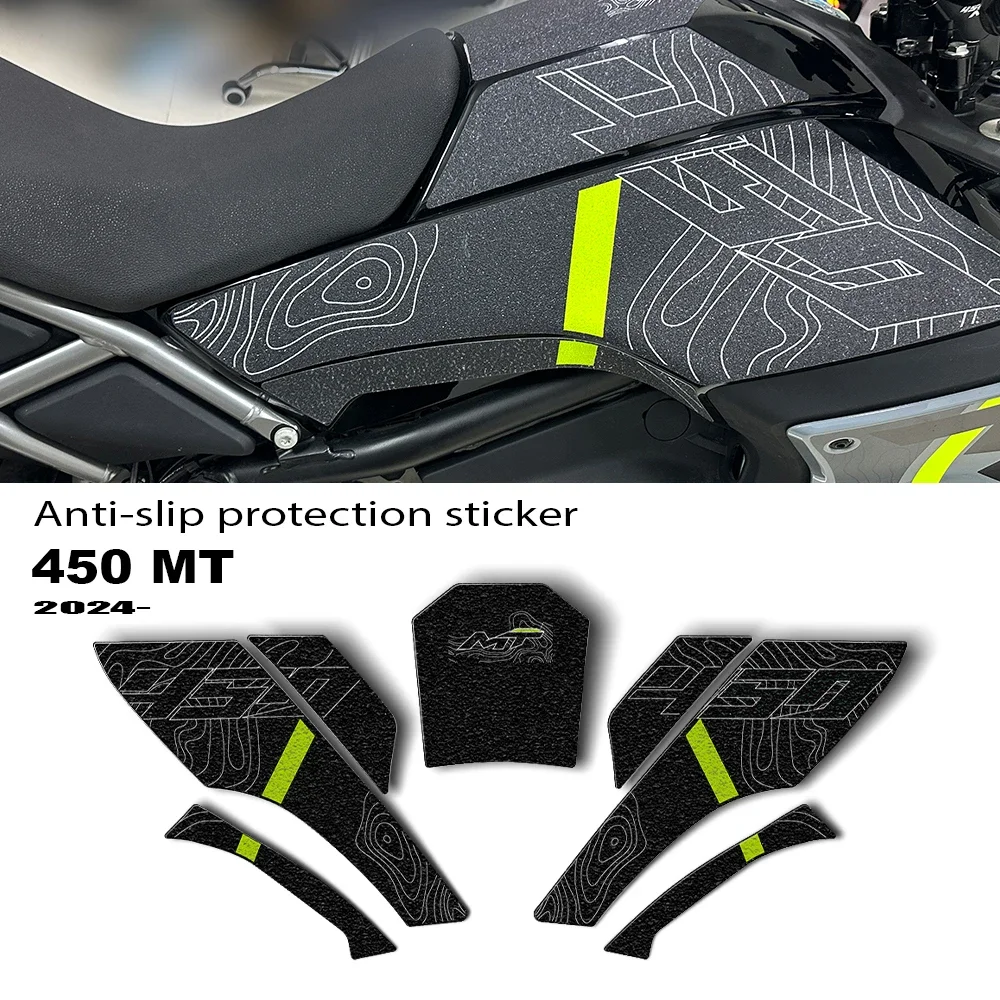 For CFMOTO 450MT 450 MT 2024 Tank Pad Sticker Motorcycle Fuel Tank Protection Decals