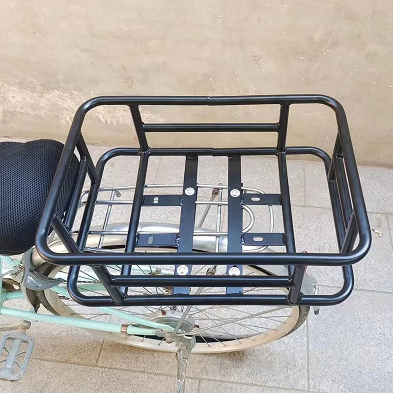 New Front Frame Bike Basket Rear, Bicycle Basket Handlebar Front Rear Hanging Bike Cycling Accessoris Panniers