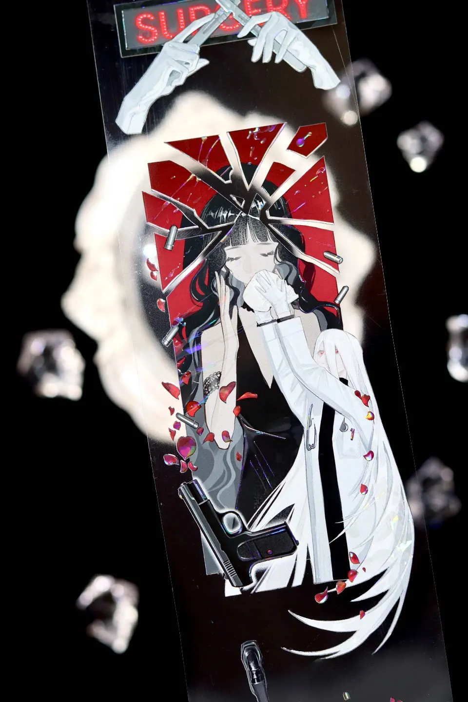 

Washi Pet Tape Shiny Girls Suspense Reasoning Scarlet Diablo WinesJournal Stickers 3.11