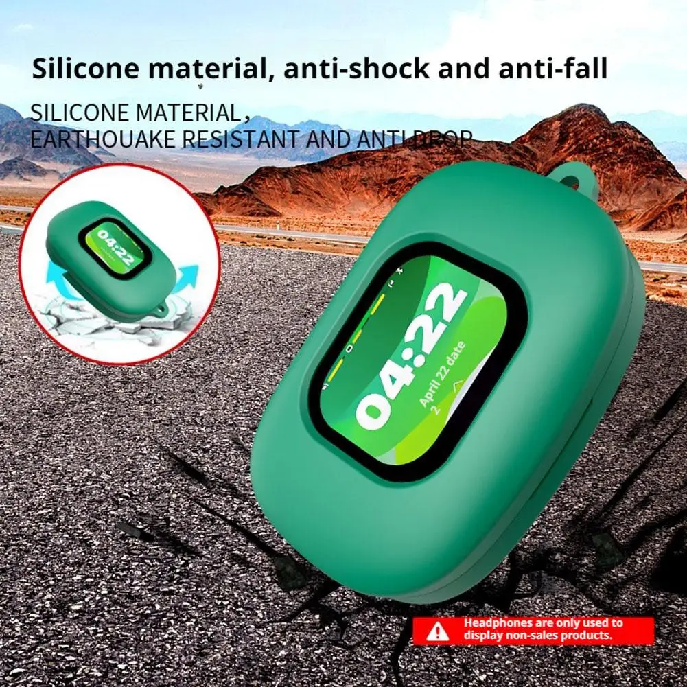 For Sony Cleer ARC 5 Bluetooth Headphone Silicone Protective Cover Shockproof Dustproof Anti-drop Accessories Headphone Cas F1D7