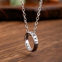 Vintage jewelry Engraved Ring Uncharted 4 Drake Ring Stainless steel engraved ring pendant