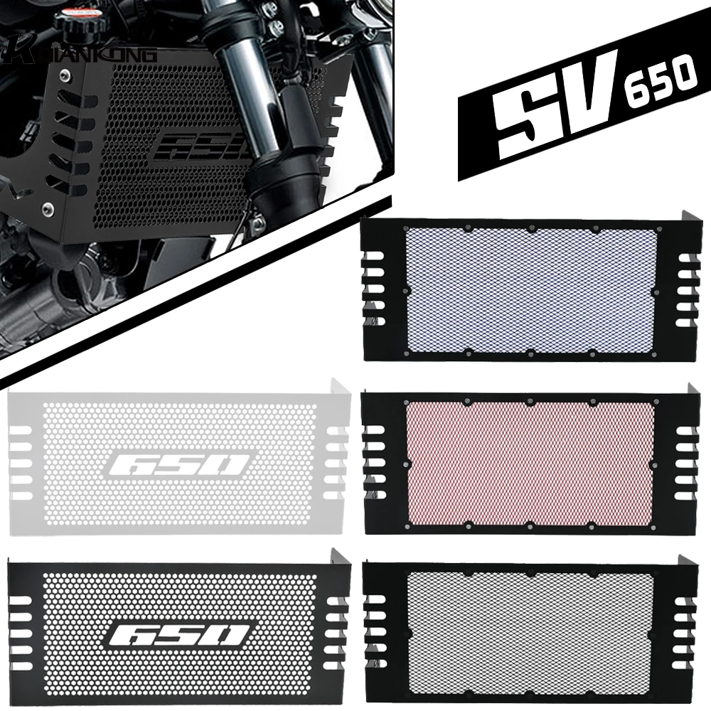FOR SUZUKI SV650X ABS SV650 ABS CNC Aluminium Motorcycle Accessories Radiator Grille Guard Protector Cover 2016 2017-2018-2026