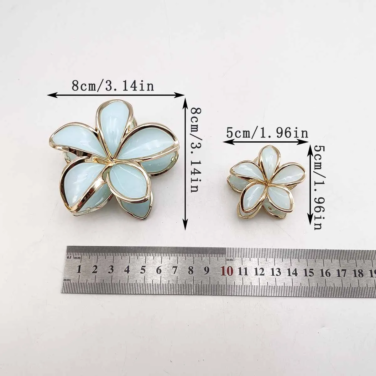 3/9 Teile/satz Blume Haar Clips Frauen Strand Urlaub Haar Klaue Stilvolle Shopping Kopfbedeckungen Weibliche Haar Zubehör – Detail 6